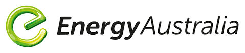 EnergyAustralia logo – national energy retailer supported by NIEIR’s energy markets analysis and economic forecasting services.