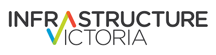 Infrastructure Victoria logo – state infrastructure advisory body engaging NIEIR for economic modelling and long-term strategic forecasting.